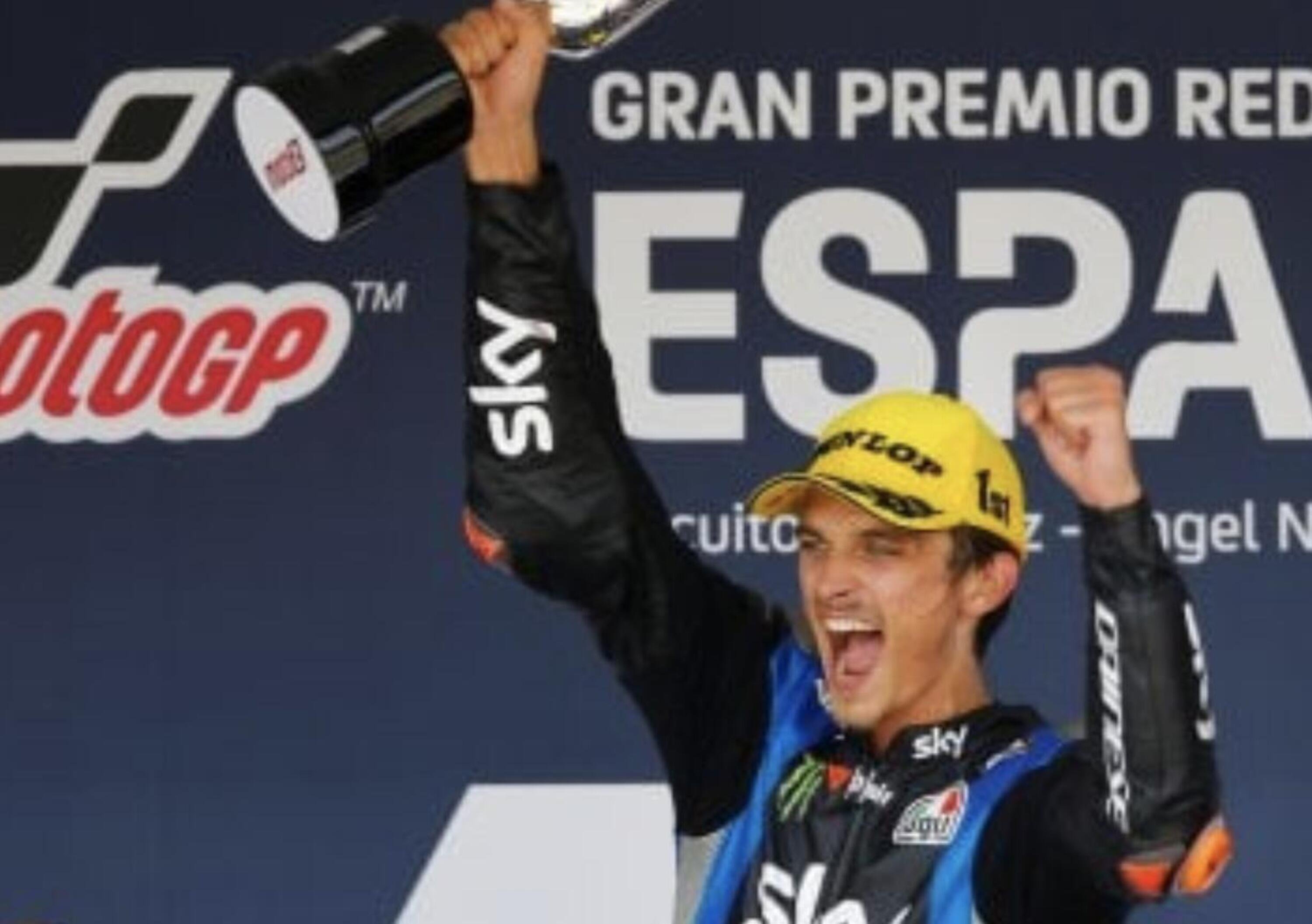 MotoGP a Jerez: per Valentino, oggi, una sola, grande gioia: il trionfo di Luca in Moto2
