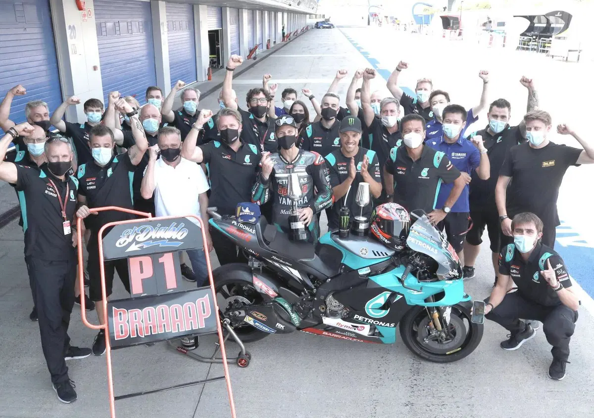 MotoGP a Jerez. Fabio Quartararo: "Il giorno pi&ugrave; bello della mia vita"