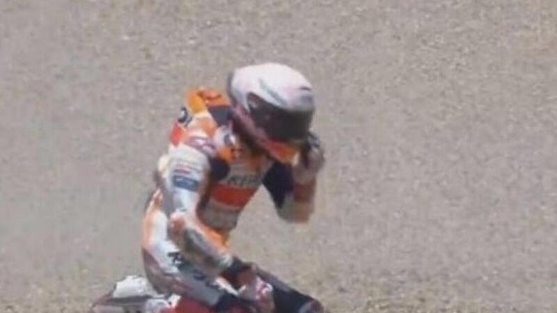 MotoGP a Jerez. L&#039;incidente a Marc Marquez: &ldquo;Potremmo rivederlo in sella tra un mese&rdquo;