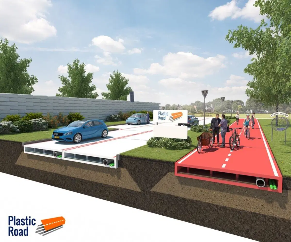 Plastic Road. La ciclabile in plastica riciclata debutta in Olanda (5)