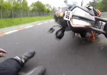 Con la KTM SuperAdventure al Nürburgring: un indimenticabile giro da dimenticare [VIDEO CRASH]