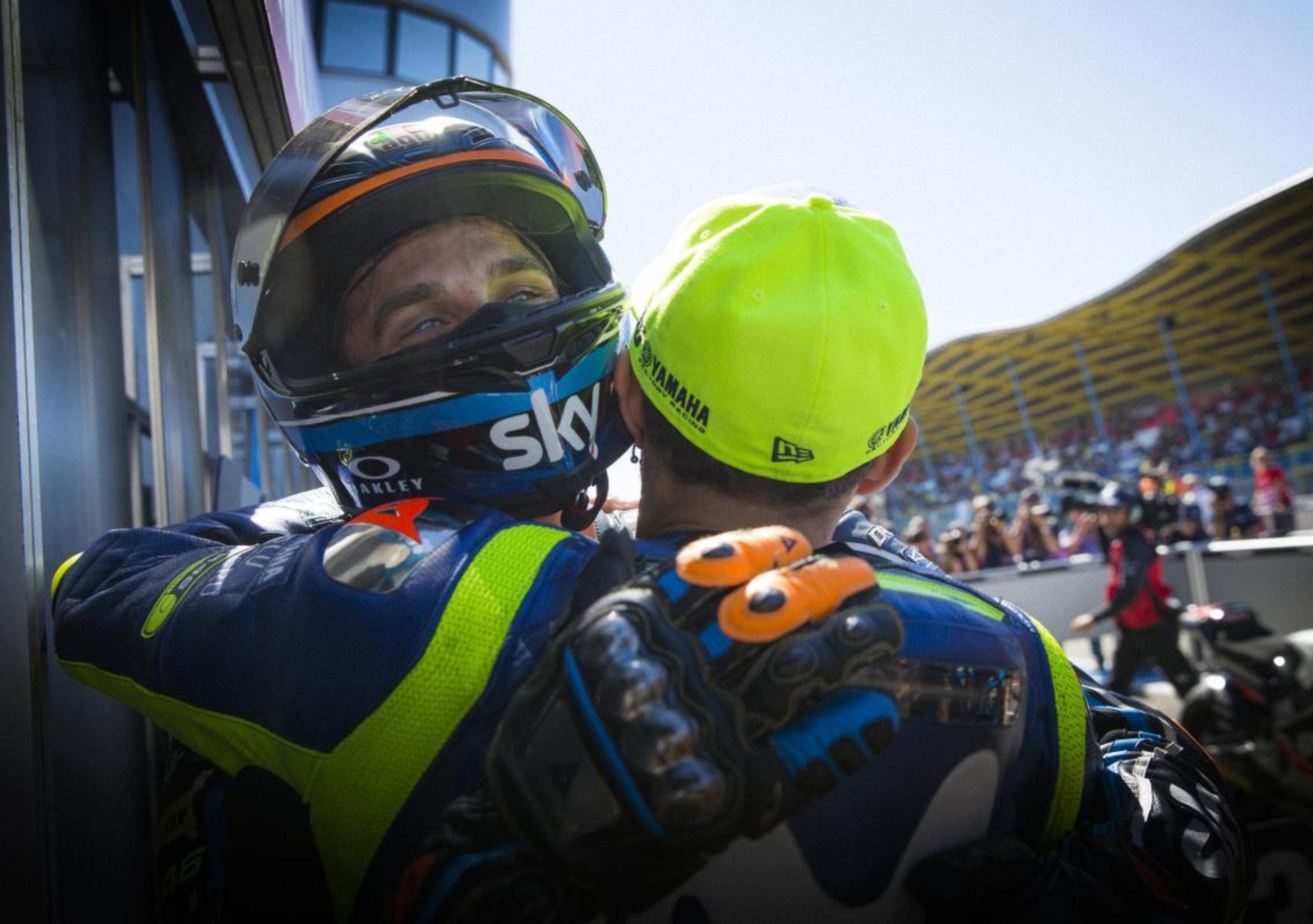 MotoGP 2020. GP di Andalusia, Valentino Rossi intervista Luca Marini... E viceversa! 