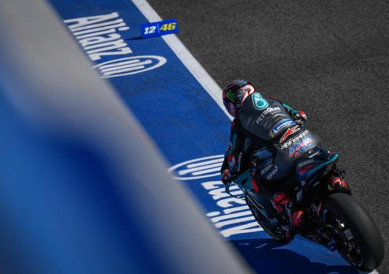 MotoGP 2020, GP di Andalusia. Quartararo chiude in testa il Warm Up a Jerez