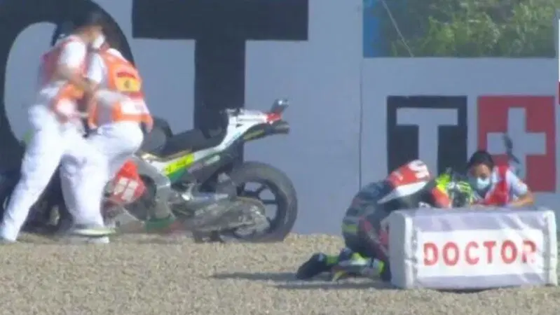 MotoGP 2020, GP di Andalusia: il Warm Up degli infortunati: per Rins solo tre giri, Cutchlow chiude sedicesimo