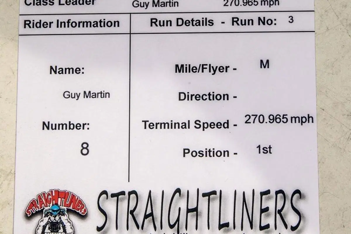 Con la moto a 483 km/h: Guy Martin e la Suzuki Hayabusa ci riprovano [VIDEO e FOTO]