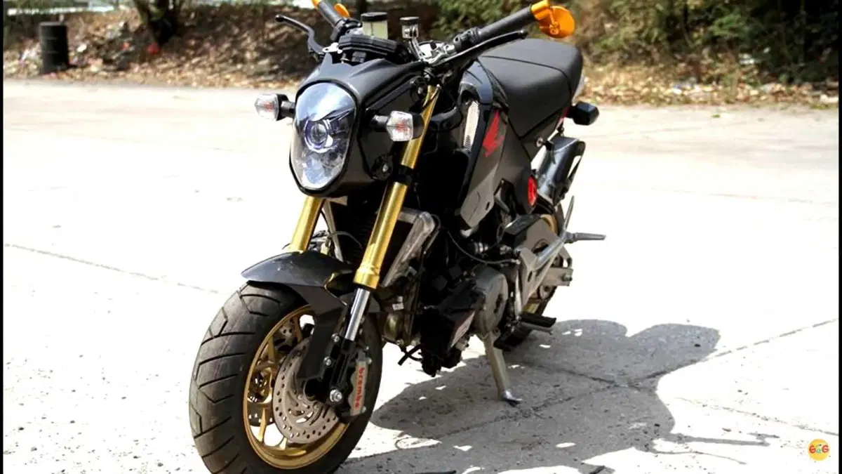 La Honda MSX pompata col motore della Panigale. Forte, ma che finaccia! 