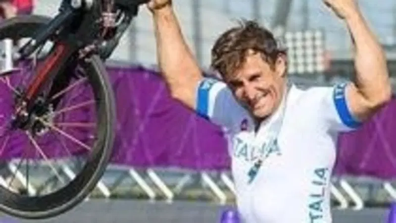 Alex Zanardi medaglia d'oro Handbike alle Paralimpiadi 2012
