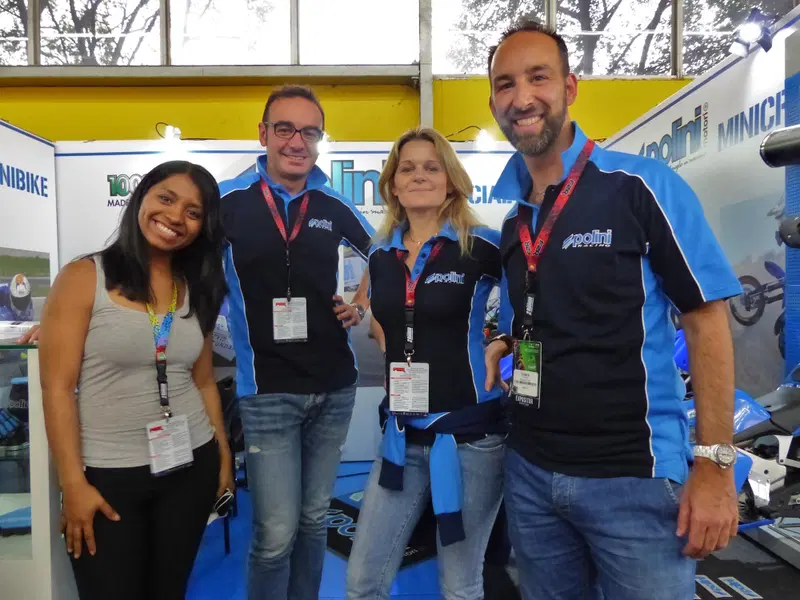 Lo staff Polini alla "Feria"