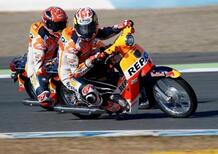 Quando Marc Marquez in pista prese paga da Pedrosa con le piccole moto giapponesi [VIDEO]