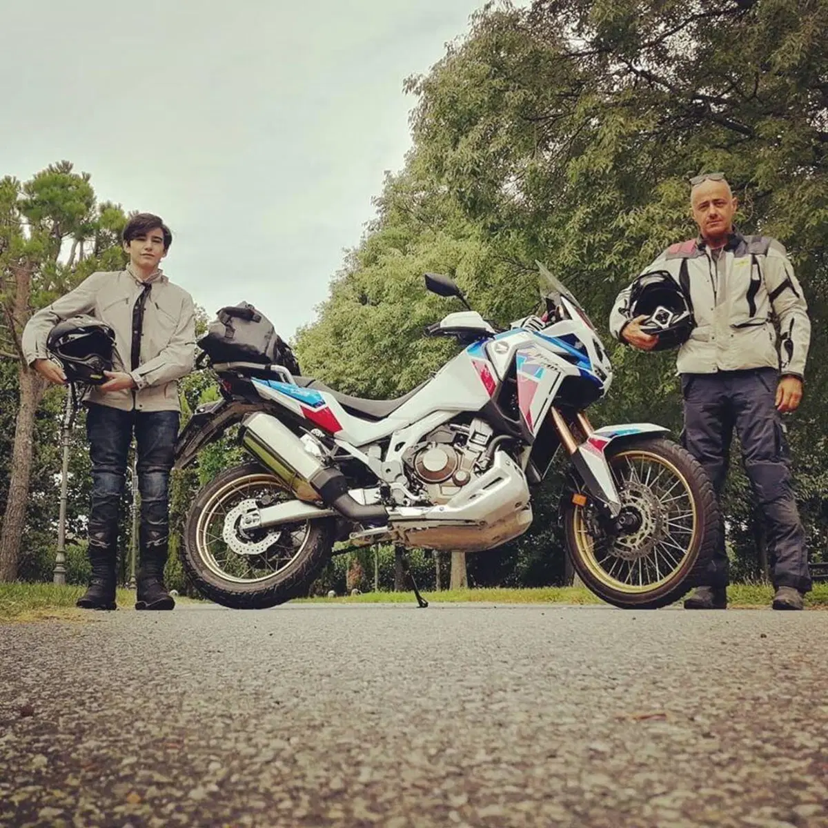 Debutto in moto a 13 anni con l'Africa Twin al Lessinia by Night (6)