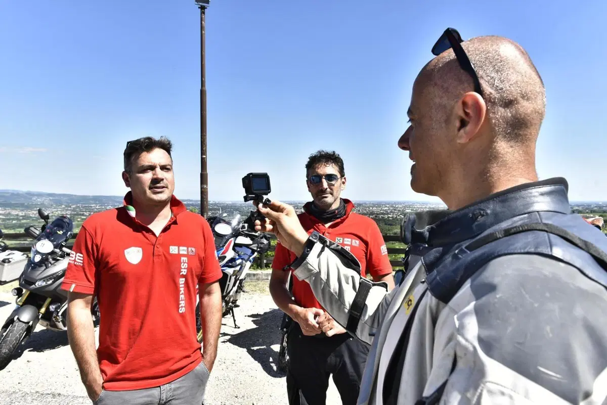 Debutto in moto a 13 anni con l'Africa Twin al Lessinia by Night (2)