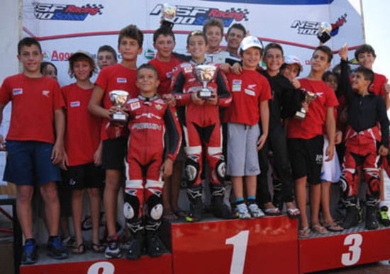 Honda NSF100 Racing School. A Viterbo vincono Pastore e Ghidini