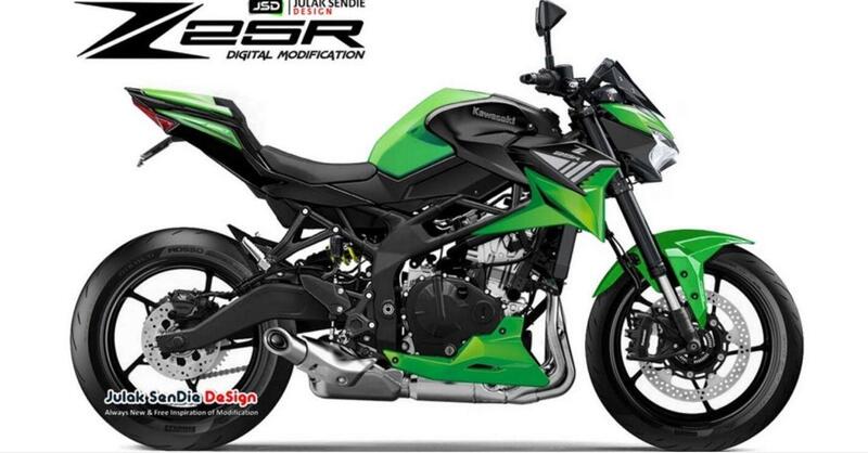 Kawasaki Z25R. Perch&eacute; la 250/4 naked potrebbe arrivare...