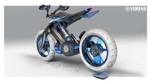 Yamaha XT 500 2025. Concept con motore ad acqua (3)