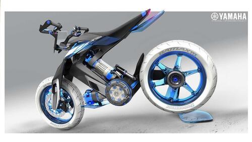 Yamaha XT 500 2025. Concept con motore ad acqua (4)