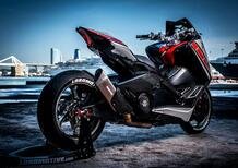 Yamaha TMAX Lobomotive: stile R1 SBK e freni da MotoGP