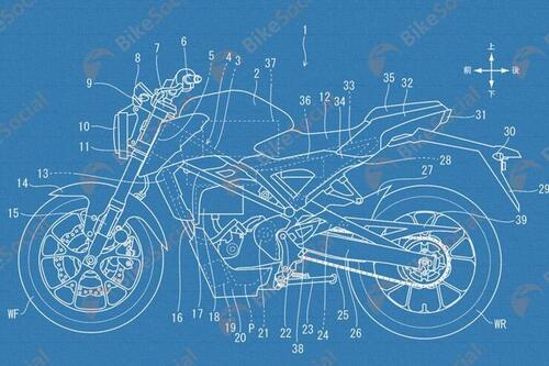 Honda lavora a un CB125R elettrico (2)