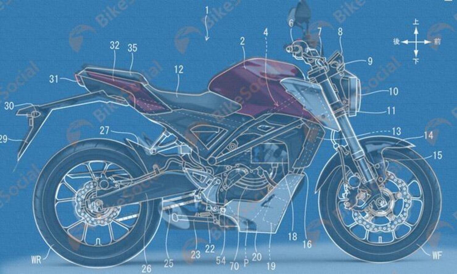 Honda lavora a un CB125R elettrico