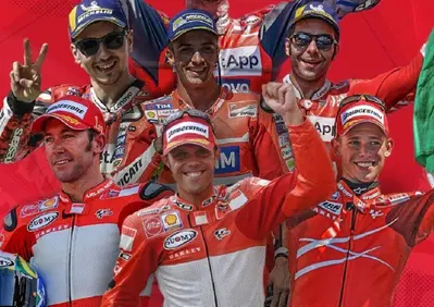 Da Capirossi a Dovizioso, passando per Stoner: le 50 vittorie Ducati in MotoGP