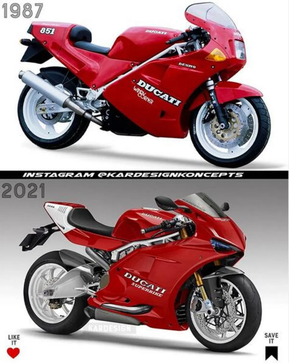 I migliori rendering di moto iconiche riviste dal designer Kar Lee