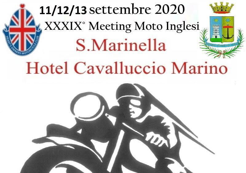 Raduno moto inglesi a Santa Marinella