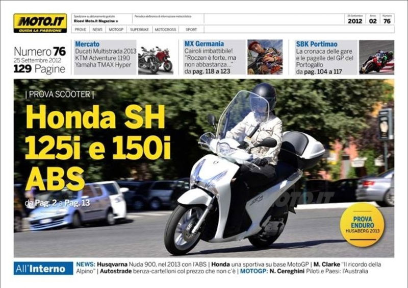 Magazine n&deg; 76, scarica e leggi il meglio di Moto.it   