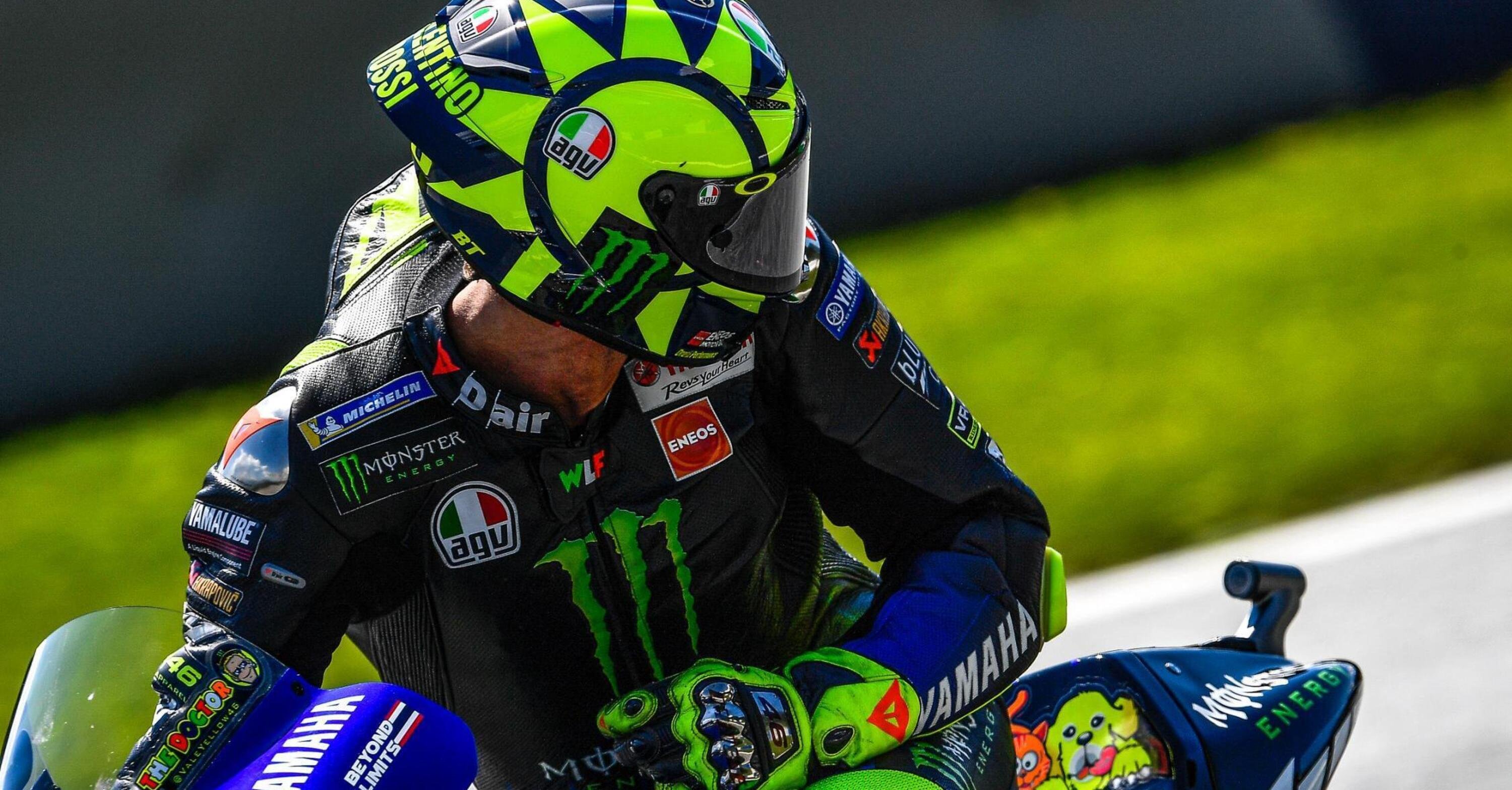 MotoGP 2020, Valentino Rossi: &quot;Manca velocit&agrave; di punta&quot;. Ma resta il pilota Yamaha pi&ugrave; costante