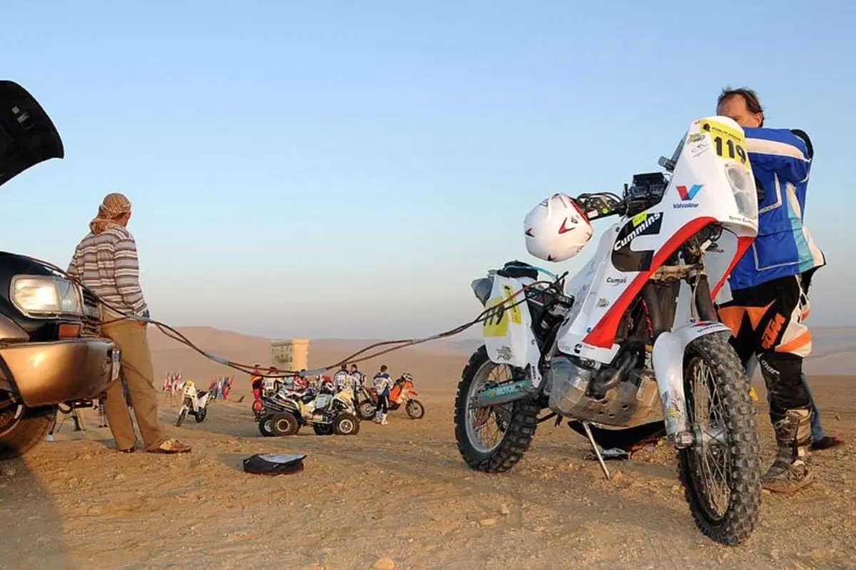 Rally dei Faraoni 2012. Joan Barreda e Paulo Gonçalves (Husqvarna) in testa (3)
