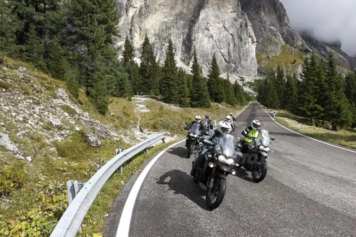 Nuova Triumph Tiger Explorer: sulle Dolomiti con la maxi di Hinckley (21)