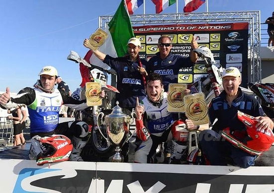 Gli Azzurri vincono il Supermoto delle Nazioni 2012