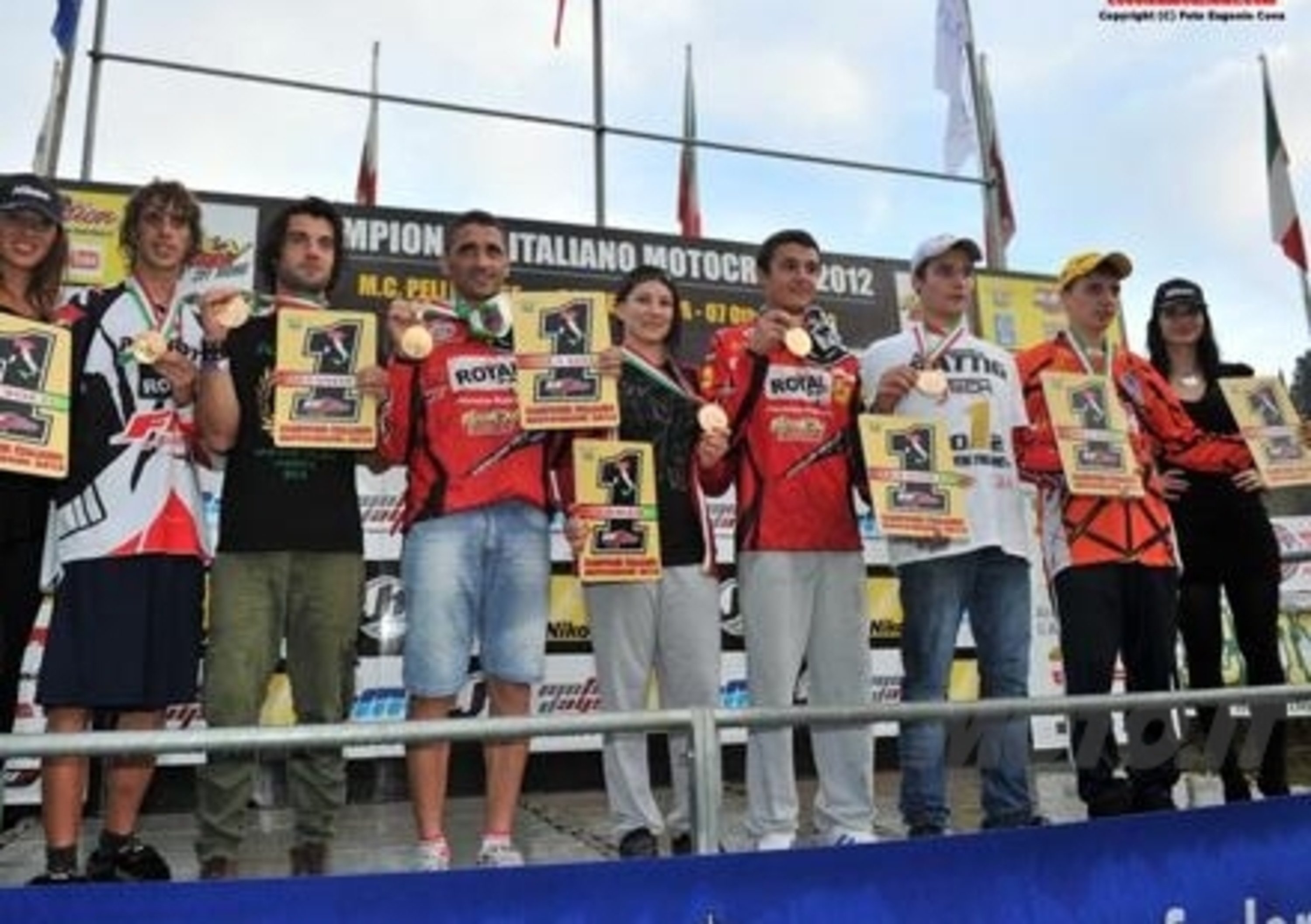 Campionato Italiano Motocross, ecco i campioni 2012