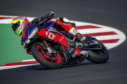 Aprilia RS 660, a Misano con i piloti della MotoGP