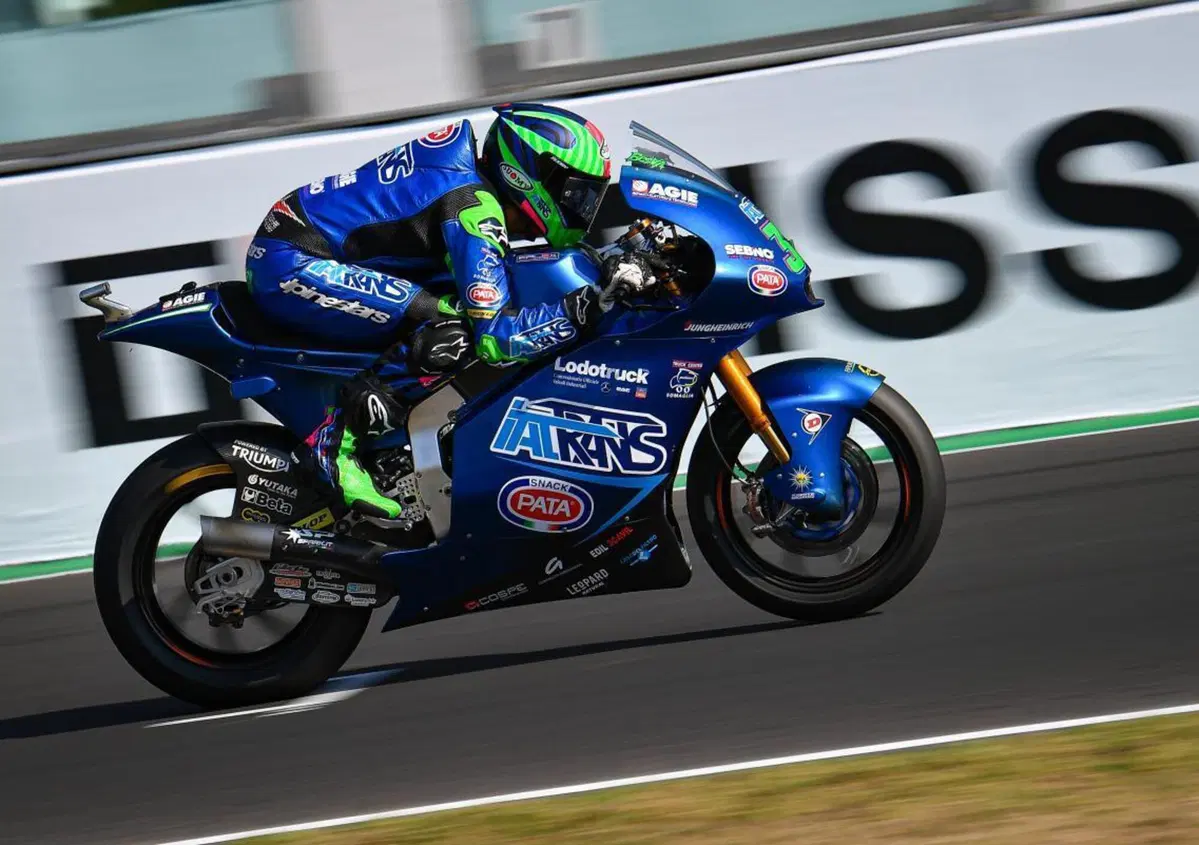 GP dell'Emilia Romagna: in Moto2 Enea Bastianini vince sulla pioggia che non c'&egrave;