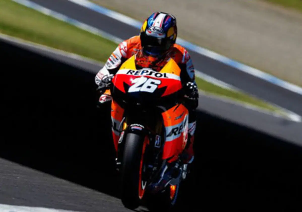 GP del Giappone. Pedrosa &egrave; il pi&ugrave; veloce nelle libere. Rossi quinto