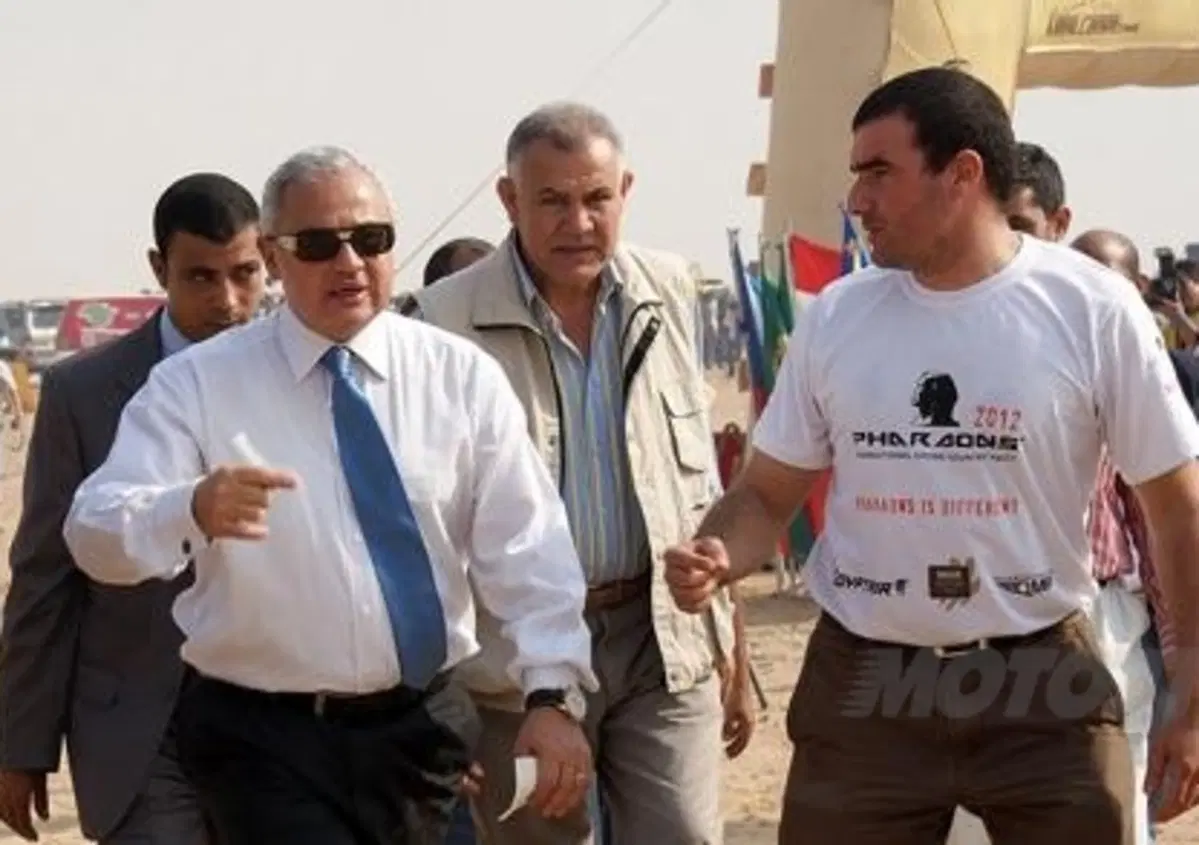 Pharaons Rally. Mhmoud Noureldin &egrave; l'amore per il deserto