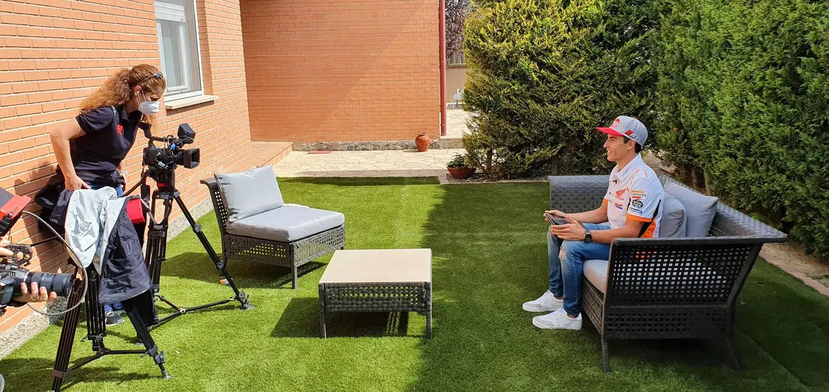 Marquez. Grandi novità in arrivo? Il backstage dell'intervista (2)