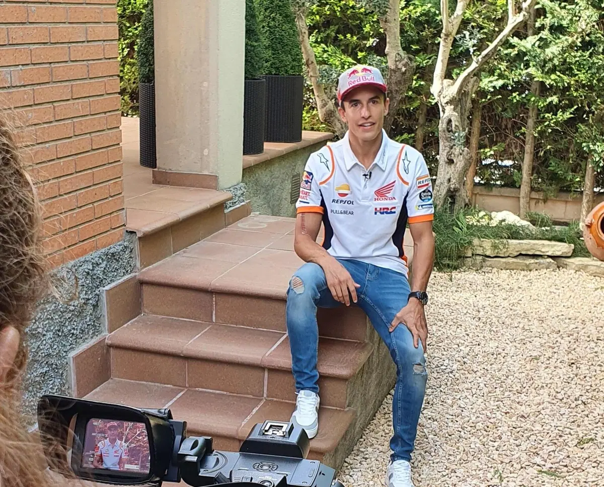Marquez. Grandi novità in arrivo? Il backstage dell'intervista (4)