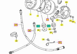 CAVO CONTACHILOMETRI SUZUKI GN 250 1985 1996 Suzuk 