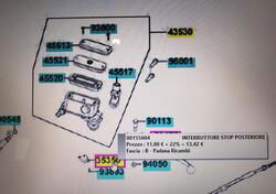 INTERRUTTORE STOP FANALE POSTERIORE KYMCO XCITING