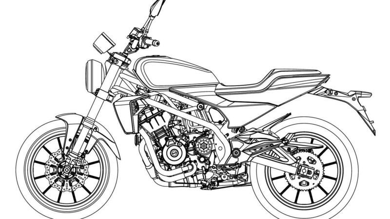Harley-Davidson 338 R. In rete i disegni della bicilindrica per i mercati asiatici