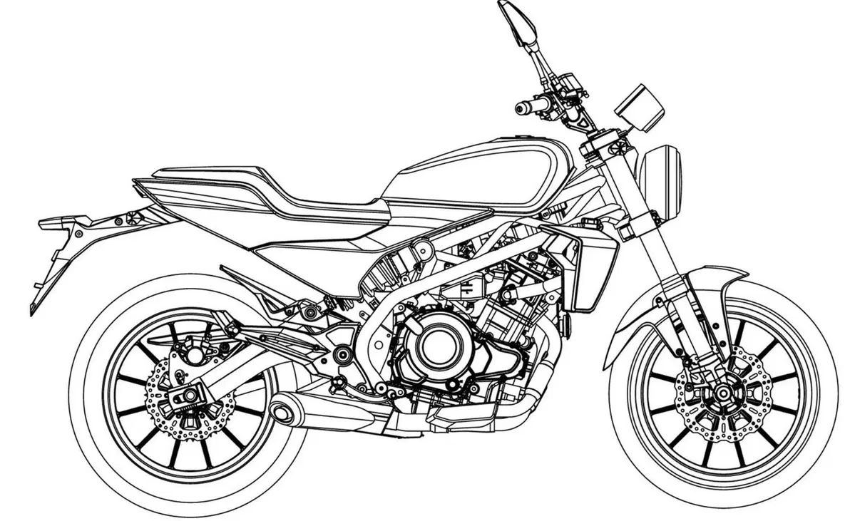 Harley-Davidson 338 R. In rete i disegni della bicilindrica per i mercati asiatici (2)