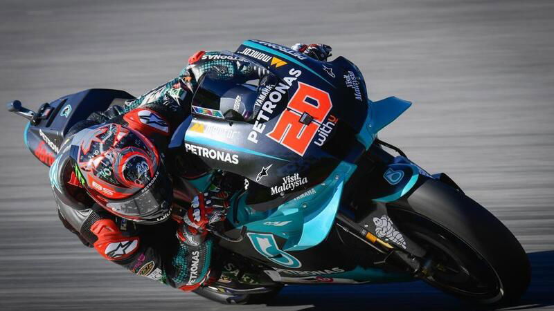 MotoGP 2020. Fabio Quartararo in testa nelle FP3 a Barcellona