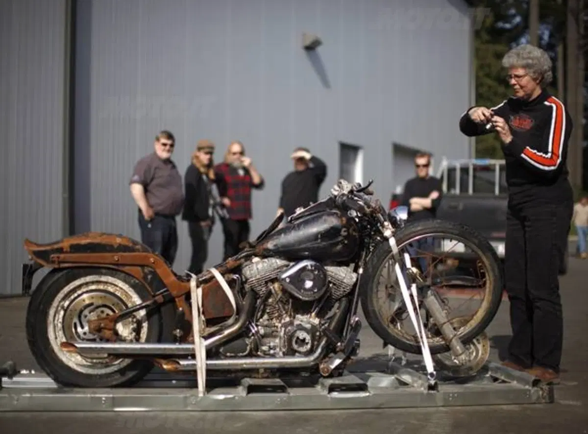 L'Harley-Davidson Night Train dello tsunami riposa in pace (2)