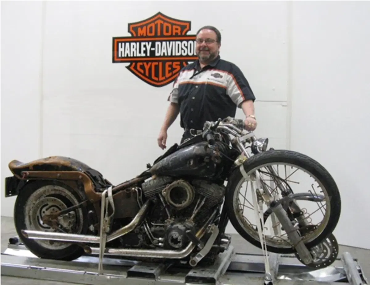 L'Harley-Davidson Night Train dello tsunami riposa in pace (3)
