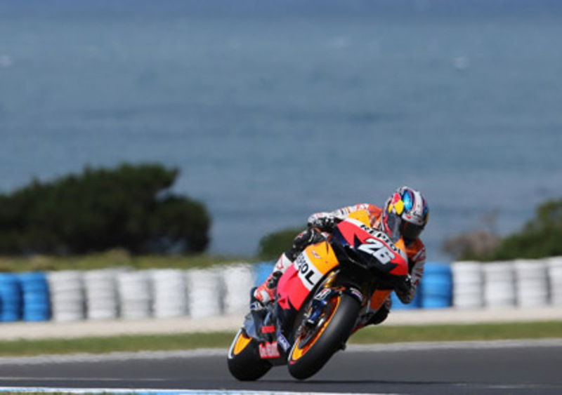 Casey Stoner domina le prove a Phillip Island