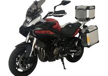 QJ Stels 650GS. Con il motore Benelli 650 a quattro cilindri