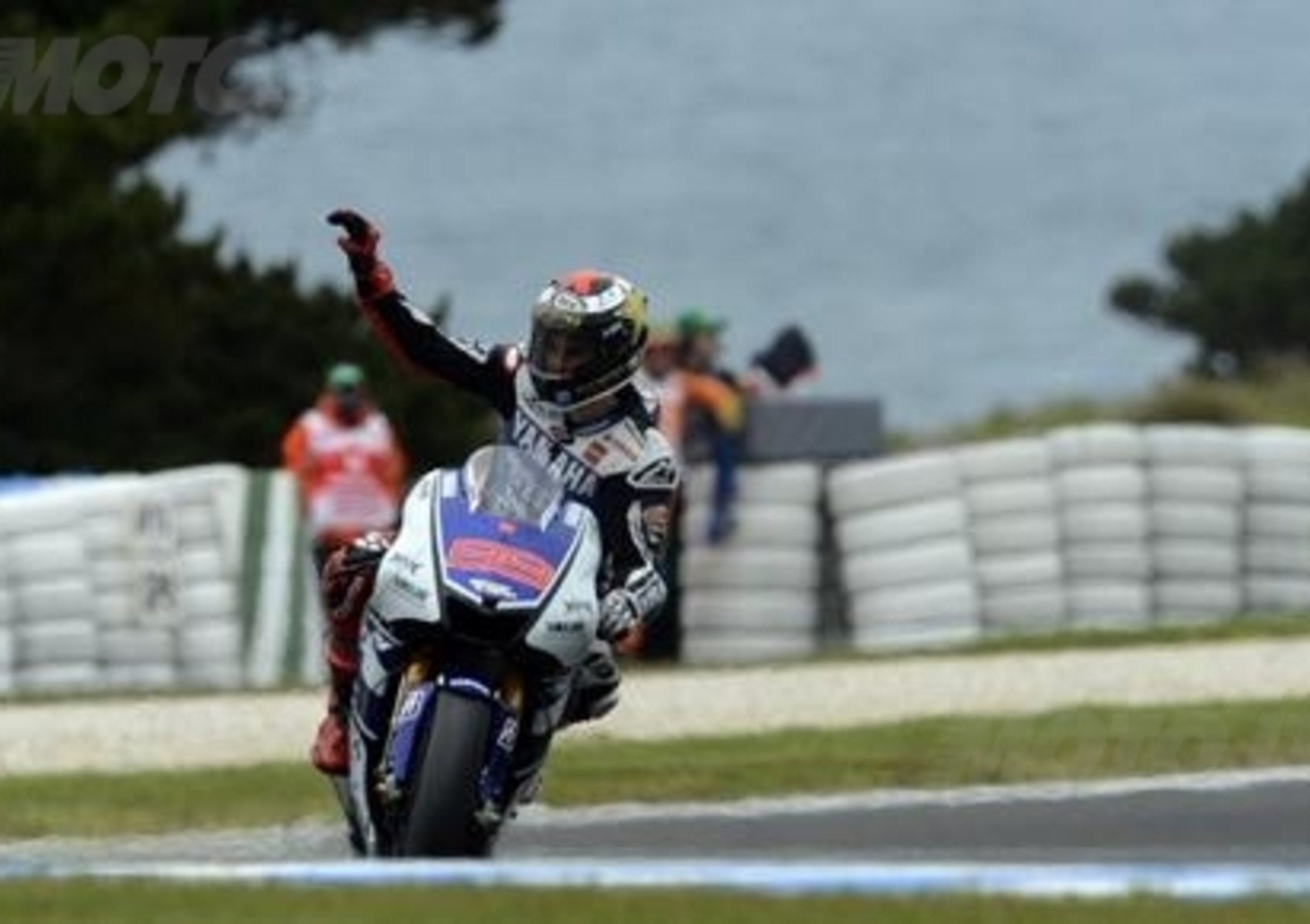 Jorge Lorenzo &egrave; Campione del Mondo 2012 MotoGP