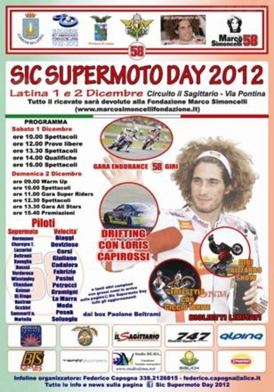 Sic Supermoto Day il 2 dicembre a Latina