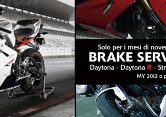 Triumph lancia la campagna Brake Service Check