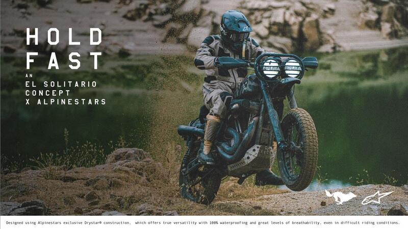 Alpinestars e El Solitario presentano Hold Fast Concept X